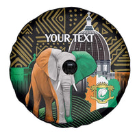 Personalized Cote dIvoire Independence Day Spare Tire Cover Ivory Coast Elephant African Pattern - Wonder Print Shop