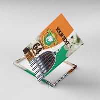 Personalized Ivory Coast Independence Day Canvas Wall Art Ornithogalum Arabicum Happy 64 Years Anniversary - Wonder Print Shop