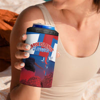 Faroe Islands National Day 4 in 1 Can Cooler Tumbler Olavsoka Faroes Map With Tjaldur - Wonder Print Shop