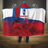 Faroe Islands National Day Hooded Blanket Olavsoka Faroes Map With Tjaldur - Wonder Print Shop