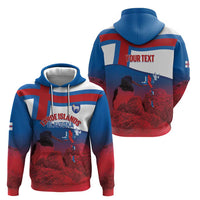 Faroe Islands National Day Hoodie Olavsoka Faroes Map With Tjaldur - Wonder Print Shop