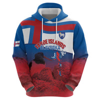 Faroe Islands National Day Hoodie Olavsoka Faroes Map With Tjaldur - Wonder Print Shop