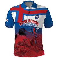 Faroe Islands National Day Polo Shirt Olavsoka Faroes Map With Tjaldur - Wonder Print Shop