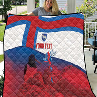 Faroe Islands National Day Quilt Olavsoka Faroes Map With Tjaldur - Wonder Print Shop