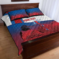 Faroe Islands National Day Quilt Bed Set Olavsoka Faroes Map With Tjaldur - Wonder Print Shop