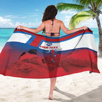 Faroe Islands National Day Sarong Olavsoka Faroes Map With Tjaldur - Wonder Print Shop