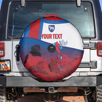 Faroe Islands National Day Spare Tire Cover Olavsoka Faroes Map With Tjaldur - Wonder Print Shop