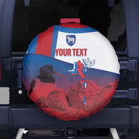 Faroe Islands National Day Spare Tire Cover Olavsoka Faroes Map With Tjaldur - Wonder Print Shop