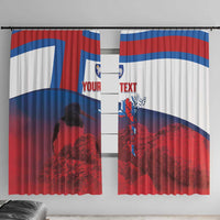 Faroe Islands National Day Window Curtain Olavsoka Faroes Map With Tjaldur - Wonder Print Shop