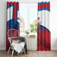 Faroe Islands National Day Window Curtain Olavsoka Faroes Map With Tjaldur - Wonder Print Shop
