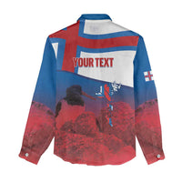 Faroe Islands National Day Women Casual Shirt Olavsoka Faroes Map With Tjaldur - Wonder Print Shop