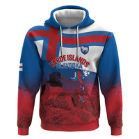 Faroe Islands National Day Zip Hoodie Olavsoka Faroes Map With Tjaldur - Wonder Print Shop