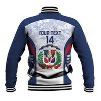 Custom Dominican Republic Football Baseball Jacket Vamos Los Quisqueyanos - Wonder Print Shop