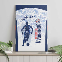 Custom Dominican Republic Football Canvas Wall Art Vamos Los Quisqueyanos - Wonder Print Shop
