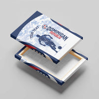 Custom Dominican Republic Football Canvas Wall Art Vamos Los Quisqueyanos - Wonder Print Shop