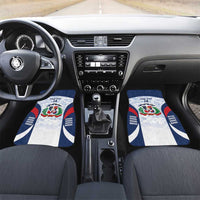 Custom Dominican Republic Football Car Mats Vamos Los Quisqueyanos - Wonder Print Shop