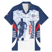Custom Dominican Republic Football Family Matching Mermaid Dress and Hawaiian Shirt Vamos Los Quisqueyanos - Wonder Print Shop