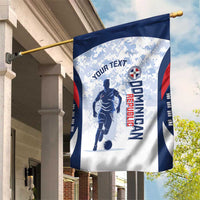 Custom Dominican Republic Football Garden Flag Vamos Los Quisqueyanos - Wonder Print Shop