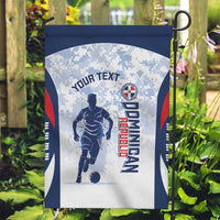 Custom Dominican Republic Football Garden Flag Vamos Los Quisqueyanos - Wonder Print Shop