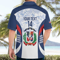 Custom Dominican Republic Football Hawaiian Shirt Vamos Los Quisqueyanos - Wonder Print Shop