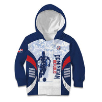 Custom Dominican Republic Football Kid Hoodie Vamos Los Quisqueyanos - Wonder Print Shop