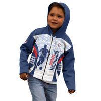 Custom Dominican Republic Football Kid Hoodie Vamos Los Quisqueyanos - Wonder Print Shop