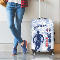 Custom Dominican Republic Football Luggage Cover Vamos Los Quisqueyanos - Wonder Print Shop