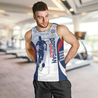 Custom Dominican Republic Football Men Tank Top Vamos Los Quisqueyanos - Wonder Print Shop