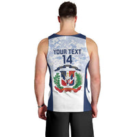 Custom Dominican Republic Football Men Tank Top Vamos Los Quisqueyanos - Wonder Print Shop