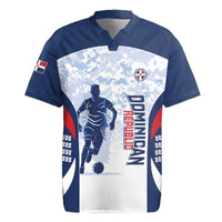 Custom Dominican Republic Football Rugby Jersey Vamos Los Quisqueyanos - Wonder Print Shop