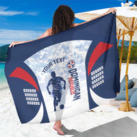 Custom Dominican Republic Football Sarong Vamos Los Quisqueyanos - Wonder Print Shop