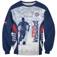 Custom Dominican Republic Football Sweatshirt Vamos Los Quisqueyanos - Wonder Print Shop