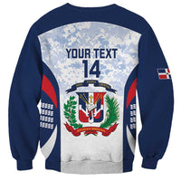 Custom Dominican Republic Football Sweatshirt Vamos Los Quisqueyanos - Wonder Print Shop