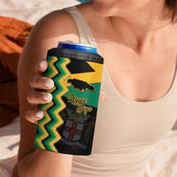 Custom Jamaica Football 4 in 1 Can Cooler Tumbler Go Reggae Boyz - Wonder Print Shop