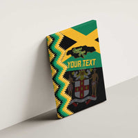 Custom Jamaica Football Canvas Wall Art Go Reggae Boyz - Wonder Print Shop