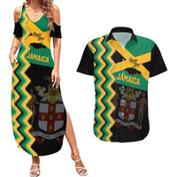 Custom Jamaica Football Couples Matching Summer Maxi Dress and Hawaiian Shirt Go Reggae Boyz - Wonder Print Shop