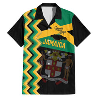 Custom Jamaica Football Family Matching Mermaid Dress and Hawaiian Shirt Go Reggae Boyz - Wonder Print Shop