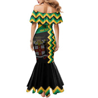 Custom Jamaica Football Family Matching Mermaid Dress and Hawaiian Shirt Go Reggae Boyz - Wonder Print Shop