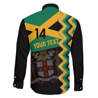 Custom Jamaica Football Family Matching Short Sleeve Bodycon Dress and Hawaiian Shirt Go Reggae Boyz - Wonder Print Shop