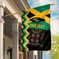 Custom Jamaica Football Garden Flag Go Reggae Boyz - Wonder Print Shop