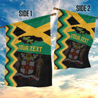 Custom Jamaica Football Garden Flag Go Reggae Boyz - Wonder Print Shop