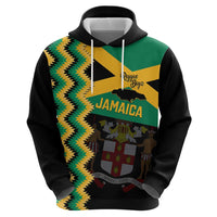 Custom Jamaica Football Hoodie Go Reggae Boyz - Wonder Print Shop