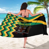 Custom Jamaica Football Sarong Go Reggae Boyz - Wonder Print Shop