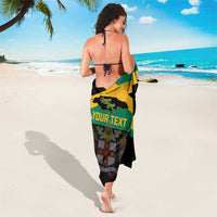 Custom Jamaica Football Sarong Go Reggae Boyz - Wonder Print Shop