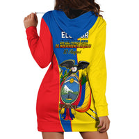 Ecuador Hoodie Dress Ecuadorian Independence Day 10 August Proud - Wonder Print Shop