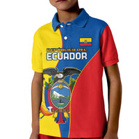 Ecuador Kid Polo Shirt Ecuadorian Independence Day 10 August Proud - Wonder Print Shop