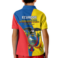 Ecuador Kid Polo Shirt Ecuadorian Independence Day 10 August Proud - Wonder Print Shop