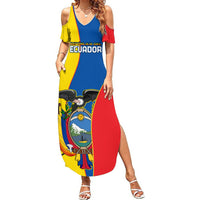 Custom Ecuador Summer Maxi Dress Ecuadorian Independence Day 10 August Proud - Wonder Print Shop
