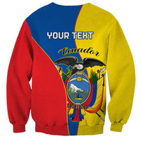 Custom Ecuador Sweatshirt Ecuadorian Independence Day 10 August Proud - Wonder Print Shop