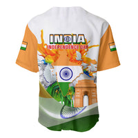 India Baseball Jersey Swatantra Diwas Happy Indian Independence Day - Wonder Print Shop